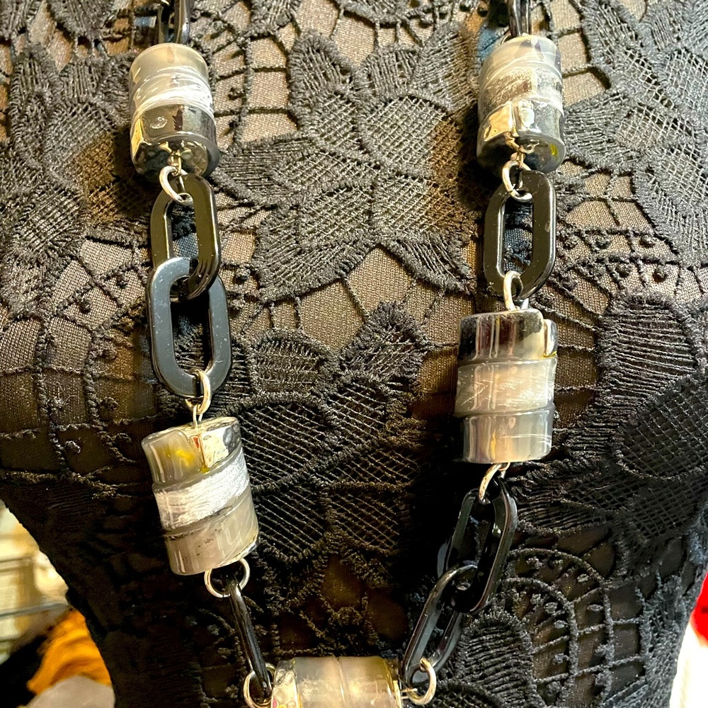 Acrylic Italian neckpiece
